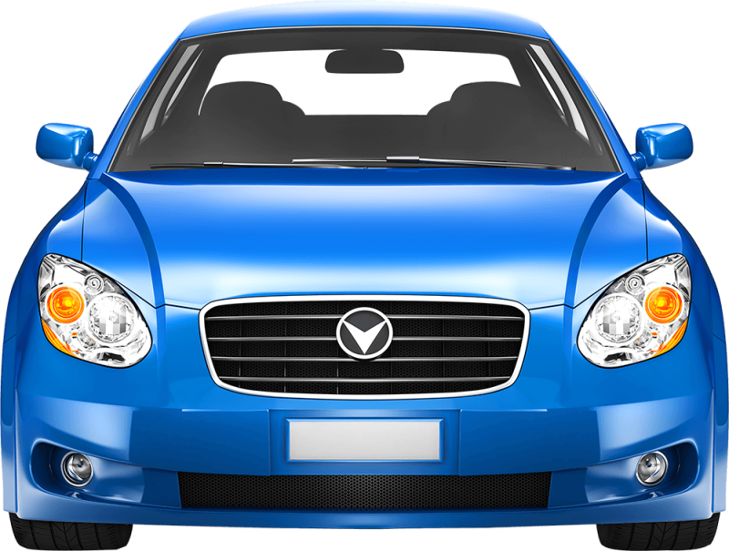 Blue sedan car with sleek design, featured in TapTap rideshare service context, emphasizing comfort and reliability for riders and drivers.