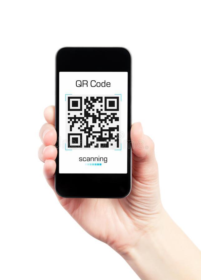 Hand holding smartphone displaying QR code for scanning, promoting app download for TapTap rideshare service.